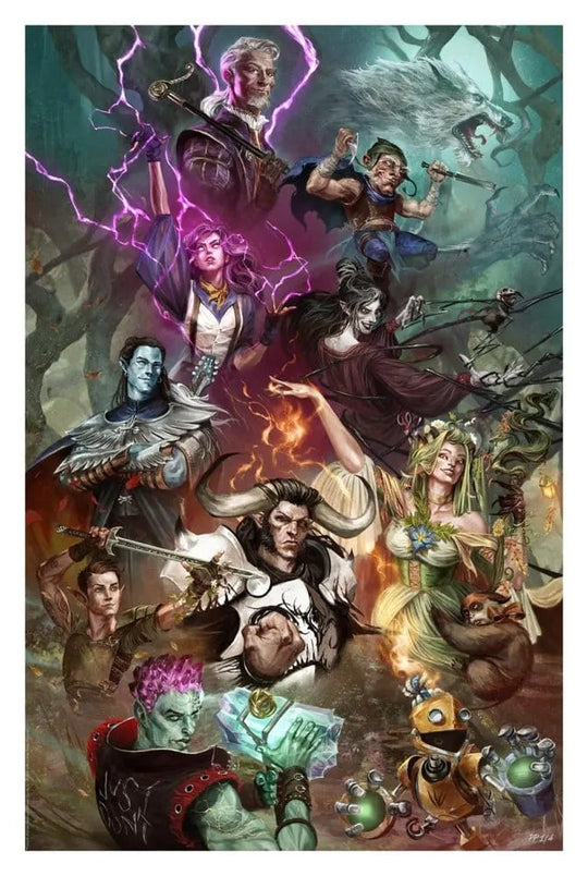 Critical Role Kunstdruck Bells Hells 41 x 61 cm - ungerahmt