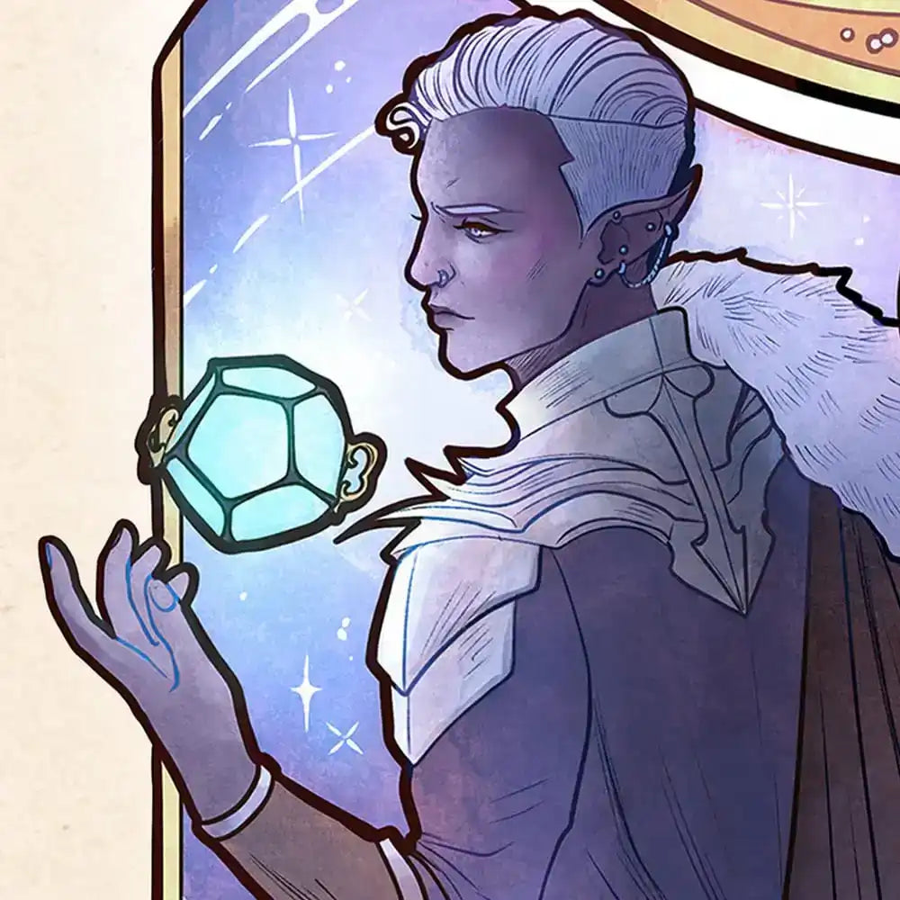 Critical Role Kunstdruck Matthew Mercer: 10th Anniversary Art Nouveau Illustrations 46 x 28 cm - ungerahmt