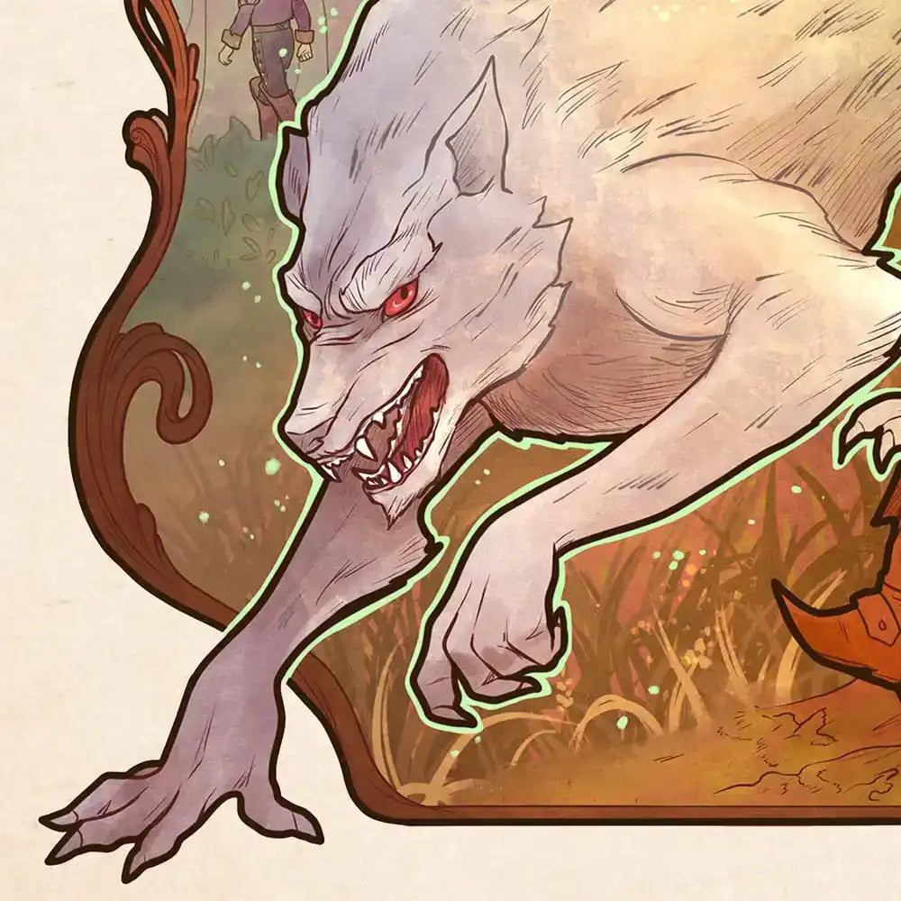 Critical Role Kunstdruck Travis Willingham: 10th Anniversary Art Nouveau Illustrations 46 x 28 cm - ungerahmt