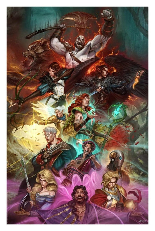 Critical Role Kunstdruck Vox Machina 41 x 61 cm - ungerahmt