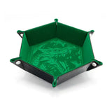 CritStones Faltbarer Würfelteller Dragon Skin Edition Green - Smalltinytoystore