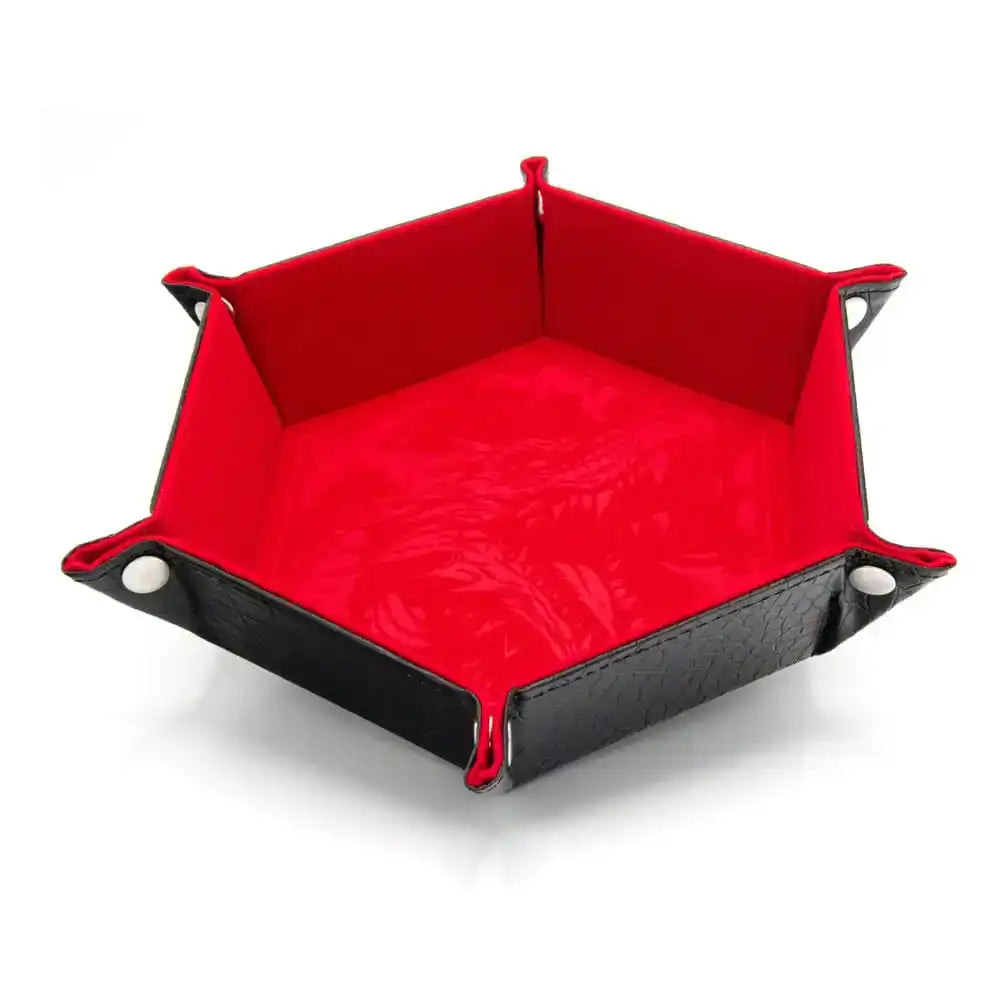CritStones Faltbarer Würfelteller Dragon Skin Edition Red - Smalltinytoystore