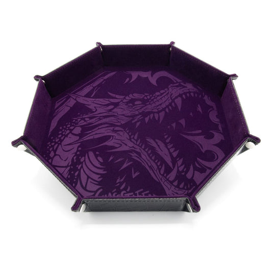 CritStones Faltbarer Würfelteller Dragon Skin XL Edition Purple - Smalltinytoystore