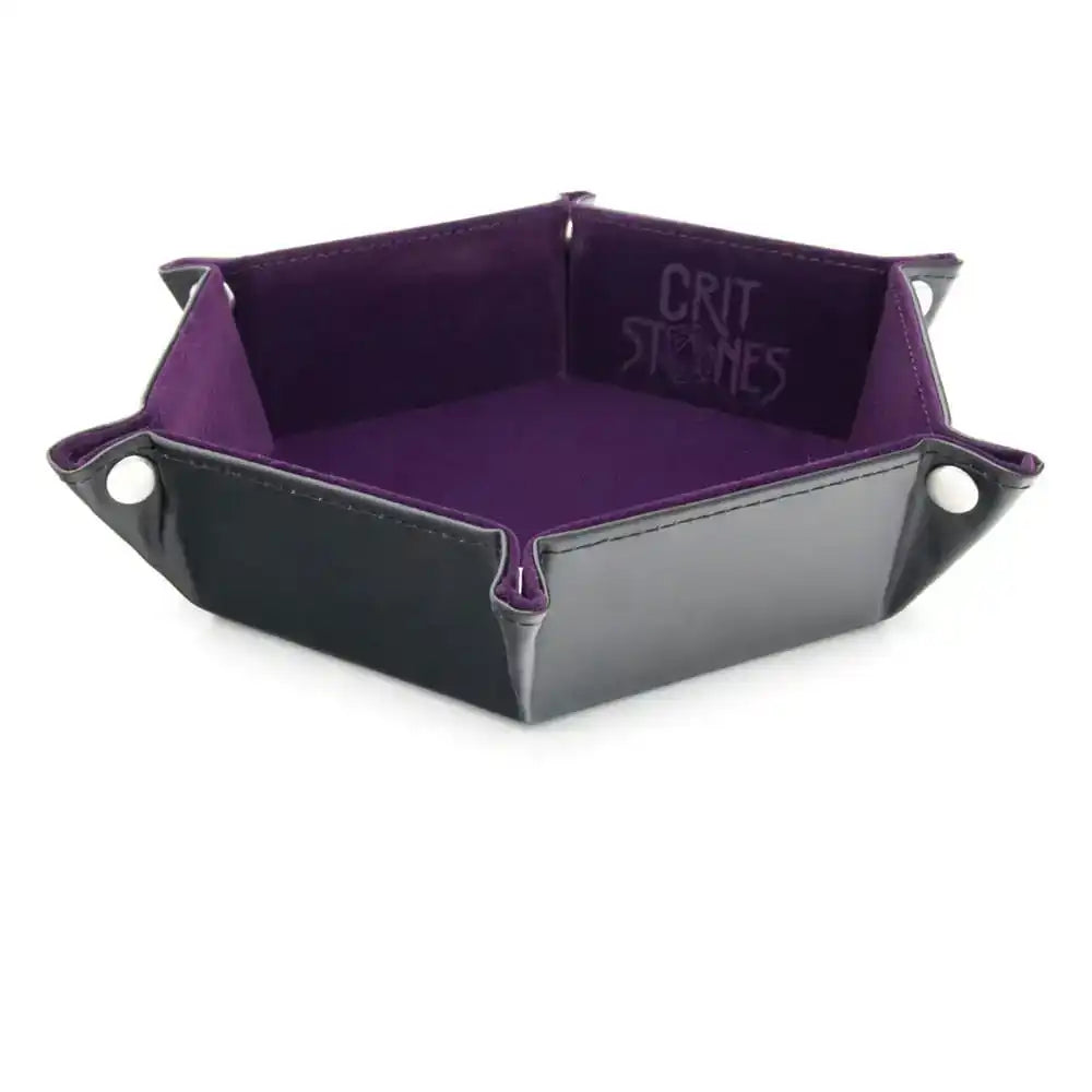 CritStones Faltbarer Würfelteller Purple - Smalltinytoystore