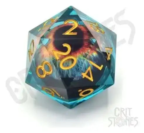 CritStones Liquid Core Würfel D20 Eye of the Oracle 3 cm
