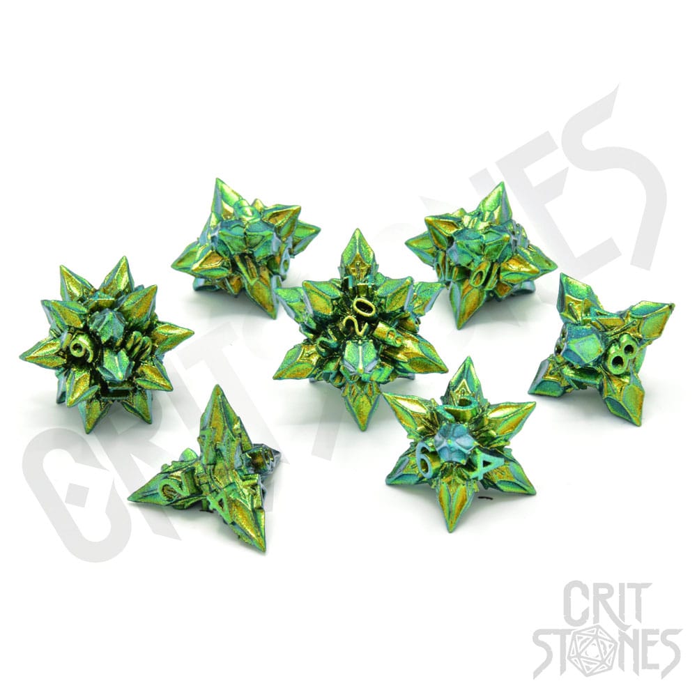 CritStones Metal Würfel Set Unholy Bane (7) - Smalltinytoystore