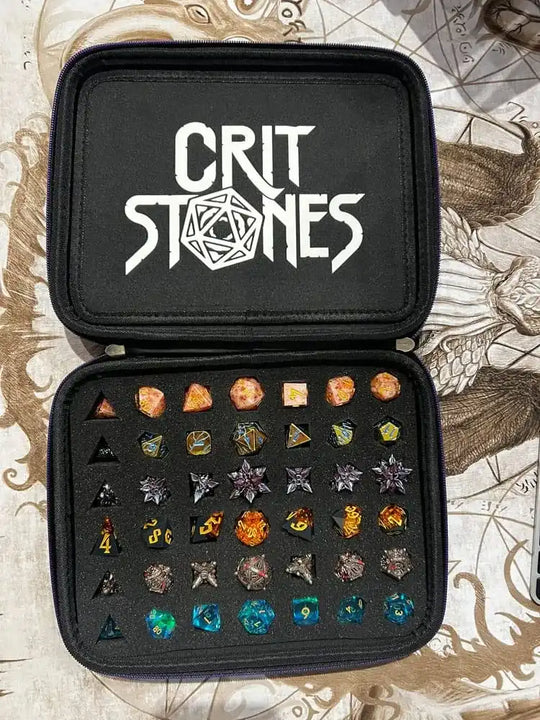 CritStones Würfeltasche Arcanum Blau