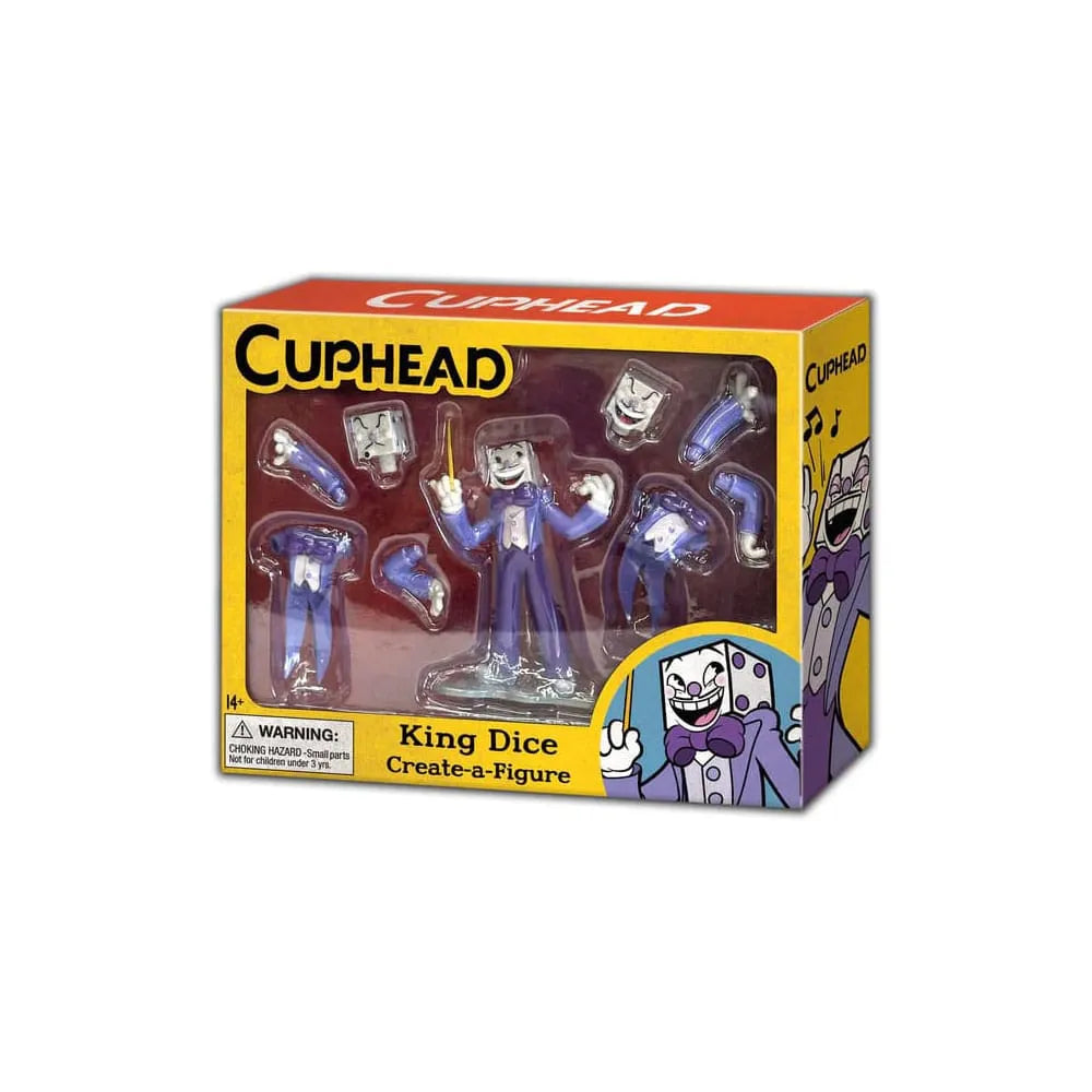 Cuphead Create a Figure Minifigur König Würfel - Smalltinytoystore