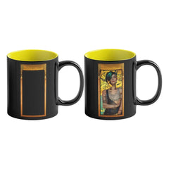 Cyberpunk 2077 Game Art Chronicles Tasse mit Thermoeffekt Judy inspired by Gustav Klimt 450 ml - Smalltinytoystore