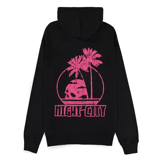 Cyberpunk 2077 Kapuzenpullover mit Reißverschluß Night City Größe L - Smalltinytoystore