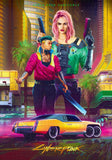 Cyberpunk 2077 Puzzle Kitsch Style (1000 Teile) - Smalltinytoystore