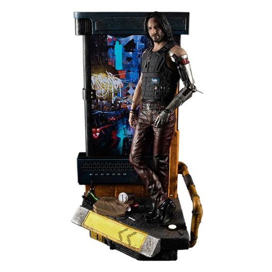 Cyberpunk 2077 Statue 1/4 Johnny Silverhand 34 cm - Smalltinytoystore
