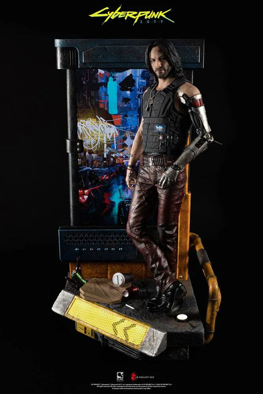 Cyberpunk 2077 Statue 1/4 Johnny Silverhand 34 cm - Smalltinytoystore