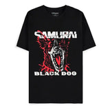 Cyberpunk 2077 T-Shirt Black Dog Samurai Album Art Größe S - Smalltinytoystore