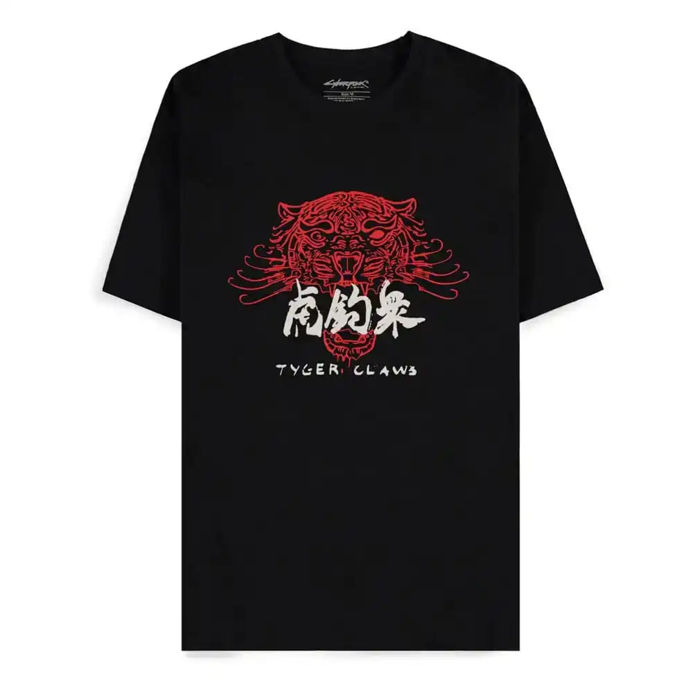 Cyberpunk 2077 T-Shirt Tiger Claws Größe M - Smalltinytoystore