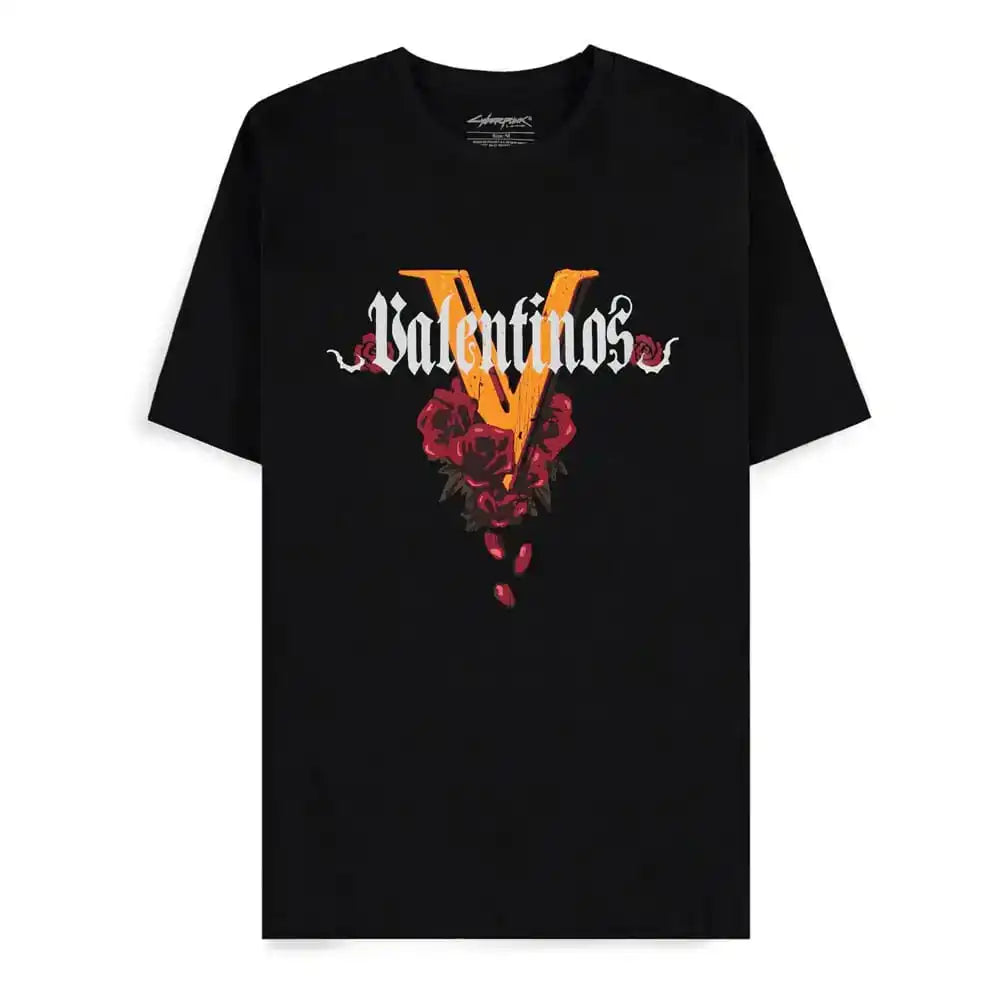 Cyberpunk 2077 T-Shirt Valentino's Größe S - Smalltinytoystore