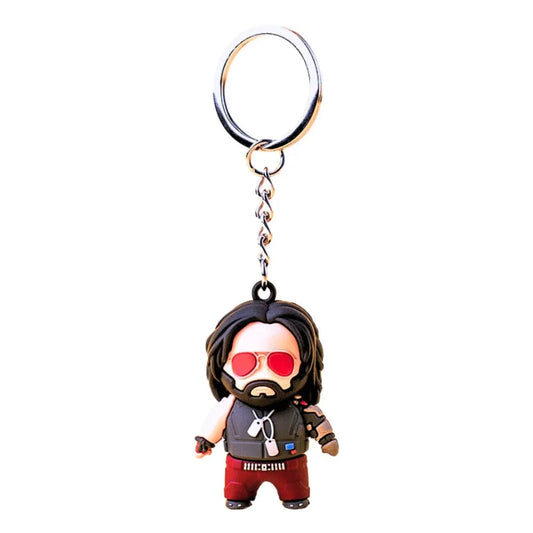 Cyberpunk 2077 Vinyl Schlüsselanhänger Johnny Silverhand - Smalltinytoystore