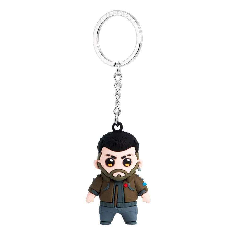 Cyberpunk 2077 Vinyl Schlüsselanhänger V-Male - Smalltinytoystore