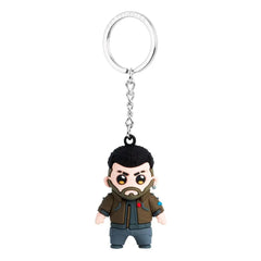 Cyberpunk 2077 Vinyl Schlüsselanhänger V-Male - Smalltinytoystore