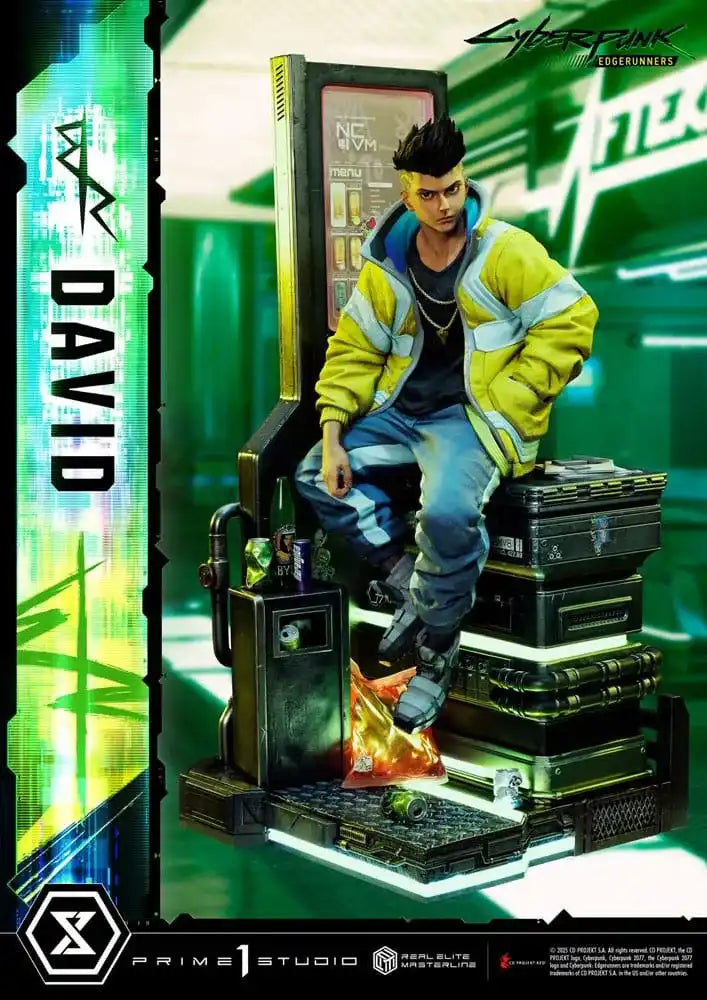 Cyberpunk: Edgerunners Real Elite Masterline Series Statue 1/4 David 58 cm - Smalltinytoystore