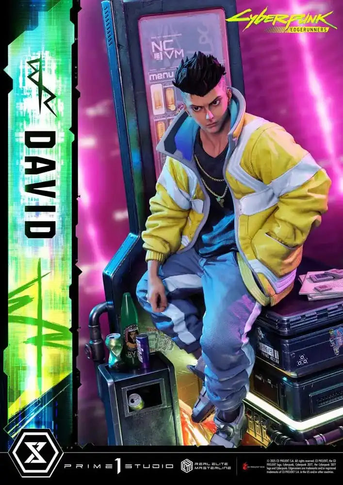 Cyberpunk: Edgerunners Real Elite Masterline Series Statue 1/4 David 58 cm - Smalltinytoystore
