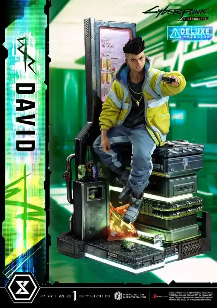 Cyberpunk: Edgerunners Real Elite Masterline Series Statue 1/4 David Bonus Version 58 cm - Smalltinytoystore