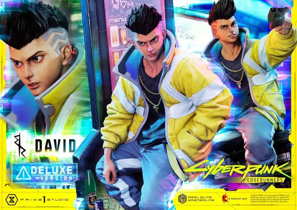 Cyberpunk: Edgerunners Real Elite Masterline Series Statue 1/4 David Deluxe Bonus Version 58 cm - Smalltinytoystore