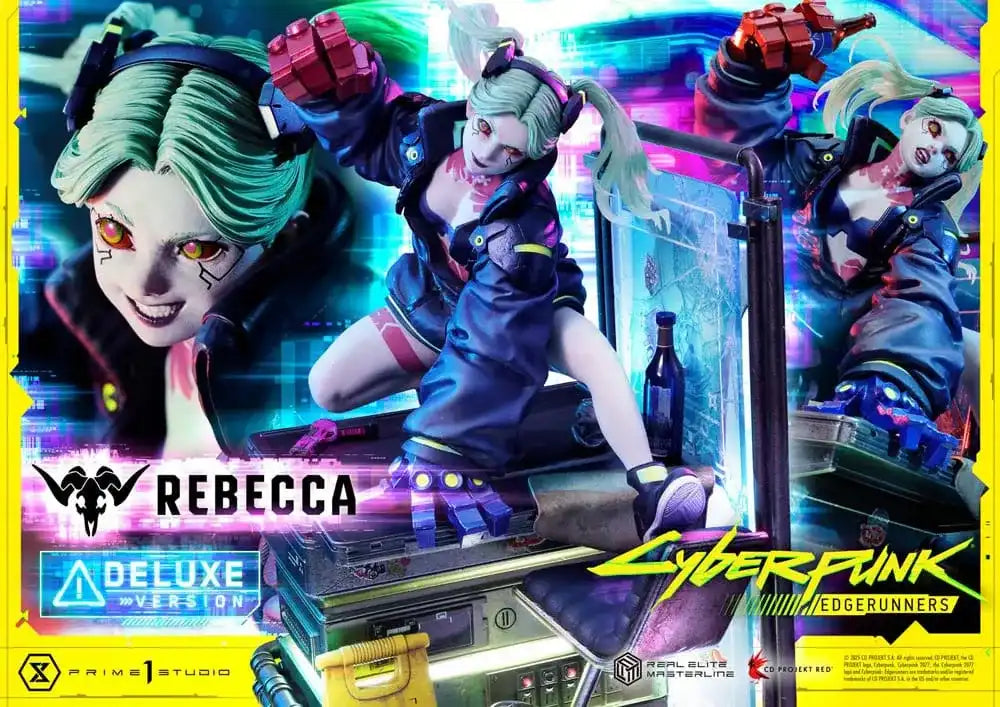 Cyberpunk: Edgerunners Real Elite Masterline Series Statue 1/4 Rebecca Deluxe Version 54 cm - Smalltinytoystore