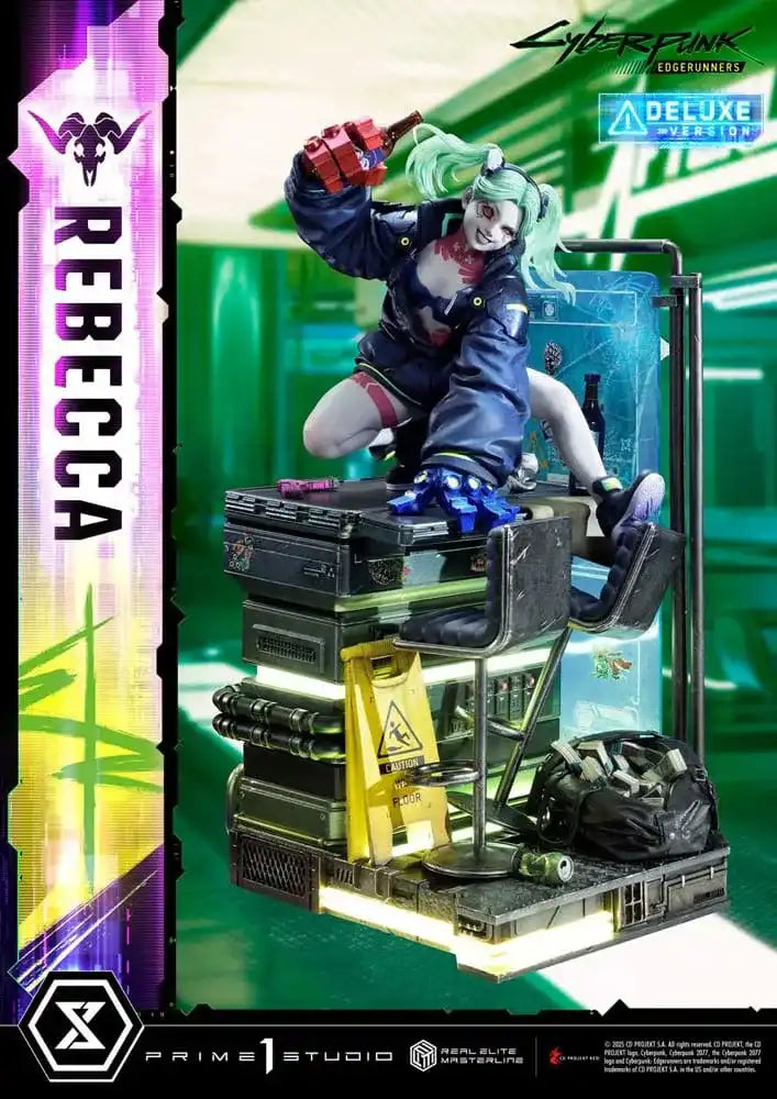 Cyberpunk: Edgerunners Real Elite Masterline Series Statue 1/4 Rebecca Deluxe Version 54 cm - Smalltinytoystore