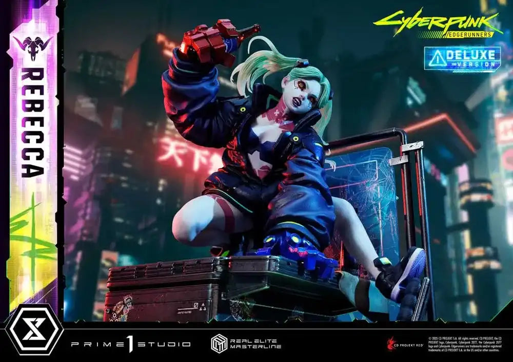 Cyberpunk: Edgerunners Real Elite Masterline Series Statue 1/4 Rebecca Deluxe Version 54 cm - Smalltinytoystore