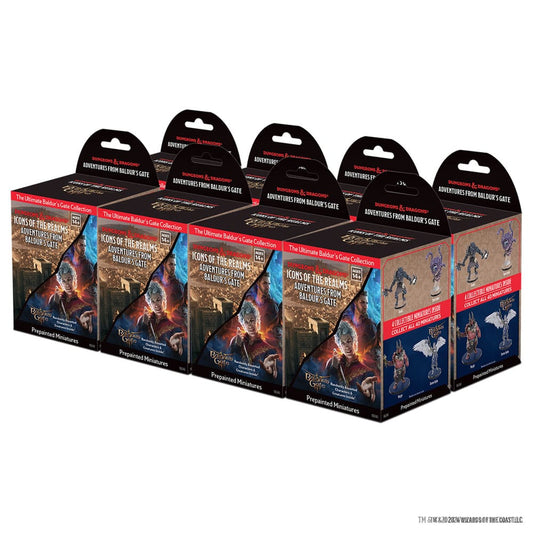 D&D Icons of the Realms: Adventures from Baldur's Gate Booster Brick (8) - Smalltinytoystore
