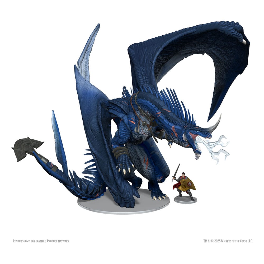D&D Icons of the Realms Boxed Miniaturen vorbemalt Ancient Blue Dragon 20 cm - Smalltinytoystore