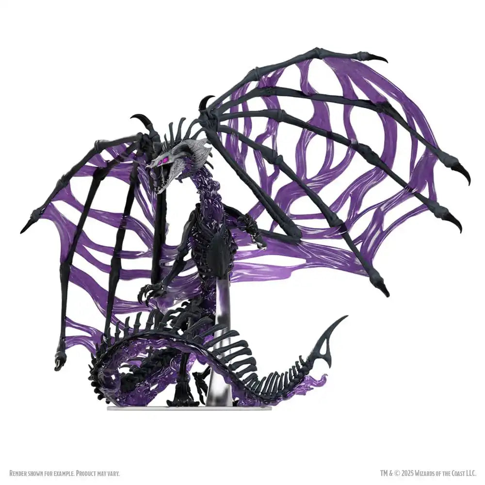 D&D Icons of the Realms Boxed Miniaturen vorbemalt Black Dracolich 30 cm - Smalltinytoystore