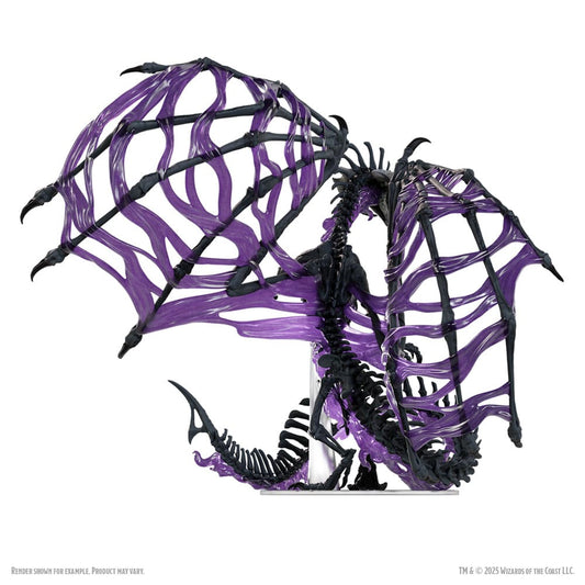 D&D Icons of the Realms Boxed Miniaturen vorbemalt Black Dracolich 30 cm - Smalltinytoystore