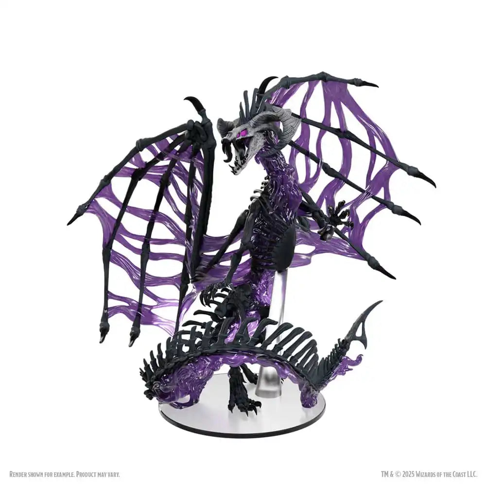 D&D Icons of the Realms Boxed Miniaturen vorbemalt Black Dracolich 30 cm - Smalltinytoystore