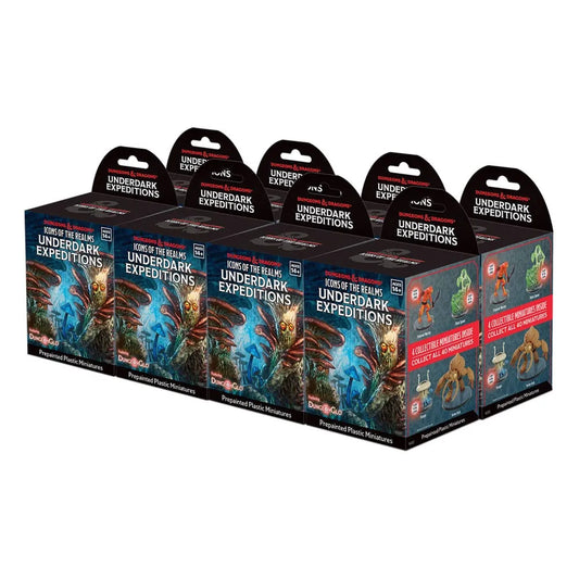 D&D Icons of the Realms: Underdark Expeditions Booster Brick (8) - Smalltinytoystore