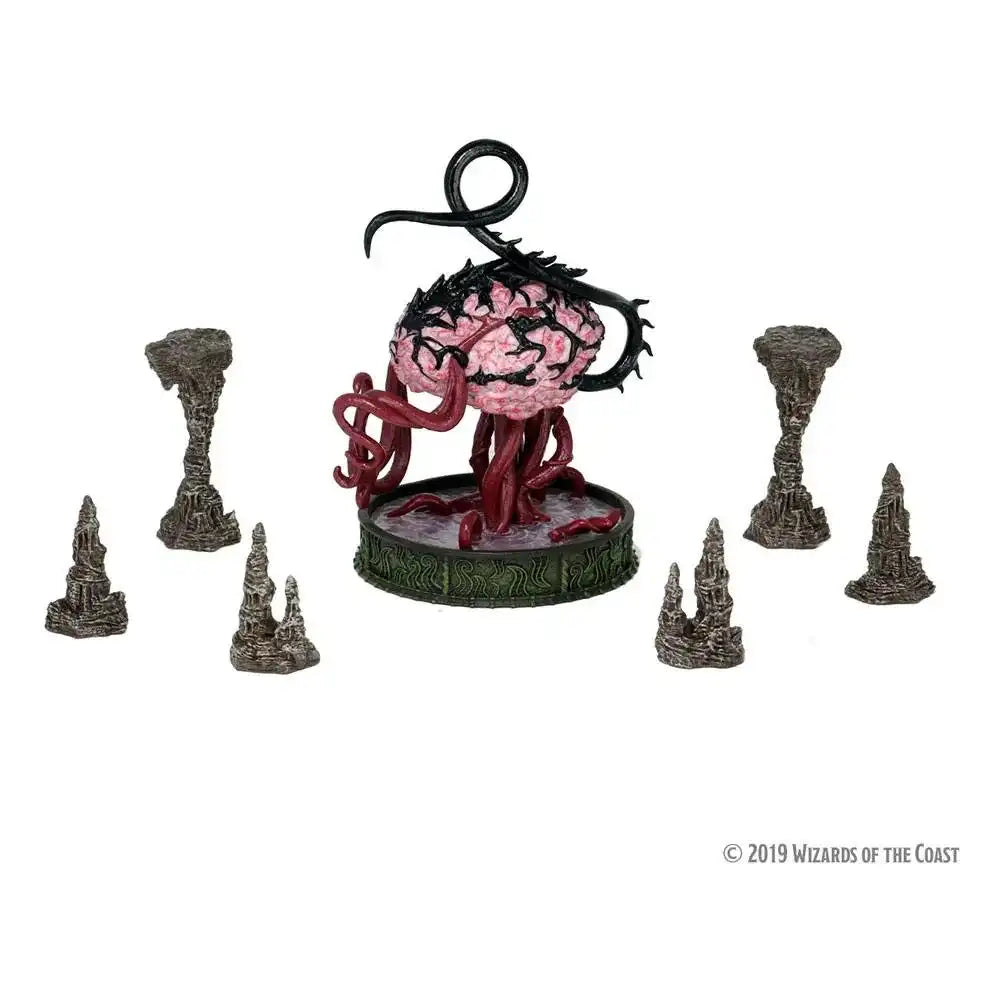 D&D Icons of the Realms: Volo & Mordenkainen's Foes - Premium Set Elder Brain & Stalagmites - Smalltinytoystore