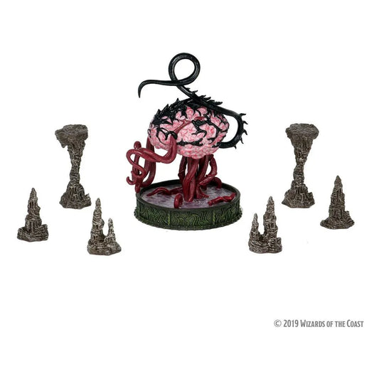 D&D Icons of the Realms: Volo & Mordenkainen's Foes - Premium Set Elder Brain & Stalagmites - Smalltinytoystore