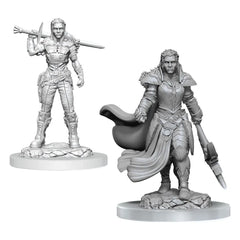 D&D Nolzur's Marvelous Miniatures Miniaturen unbemalt 2er-Pack Orc Fighter Female - Smalltinytoystore