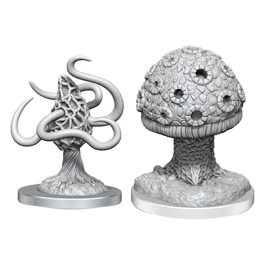 D&D Nolzur's Marvelous Miniatures Miniaturen unbemalt 2er-Pack Shrieker & Violet Fungus - Smalltinytoystore