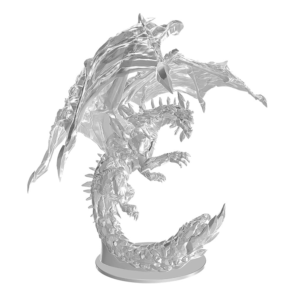 D&D Nolzur's Marvelous Miniatures Miniaturen unbemalt Adult Amethyst Dragon 38 cm - Smalltinytoystore
