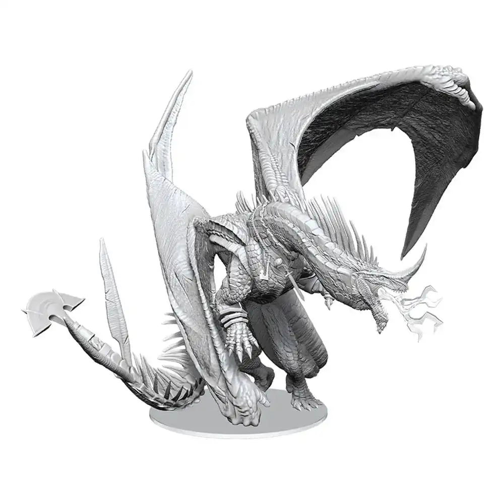 D&D Nolzur's Marvelous Miniatures Miniaturen unbemalt Ancient Blue Dragon 20 cm - Smalltinytoystore