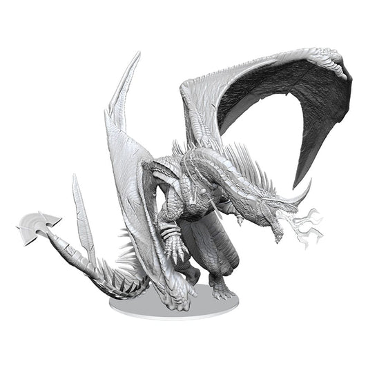 D&D Nolzur's Marvelous Miniatures Miniaturen unbemalt Ancient Blue Dragon 20 cm - Smalltinytoystore
