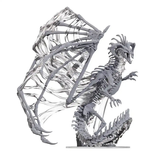 D&D Nolzur's Marvelous Miniatures Miniaturen unbemalt Black Dracolich 30 cm - Smalltinytoystore