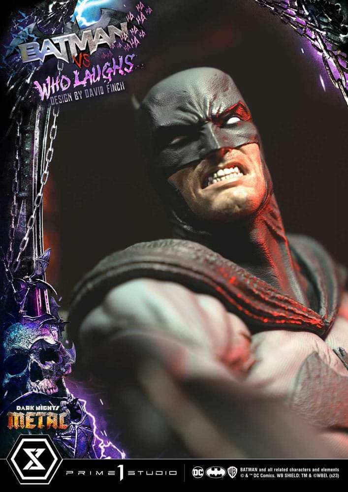 Dark Nights: Metal Ultimate Premium Masterline Series Statue 1/4 Batman VS Batman Who Laughs 67 cm - Smalltinytoystore