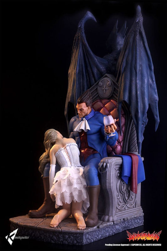 Darkstalkers Diorama Demitri Maximoff - The Ruler of Zeltzereich 71 cm - Smalltinytoystore
