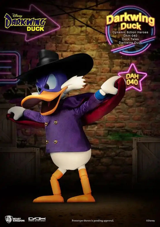 Darkwing Duck Dynamic 8ction Heroes Actionfigur 1/9 Darkwing Duck 16 cm - Smalltinytoystore