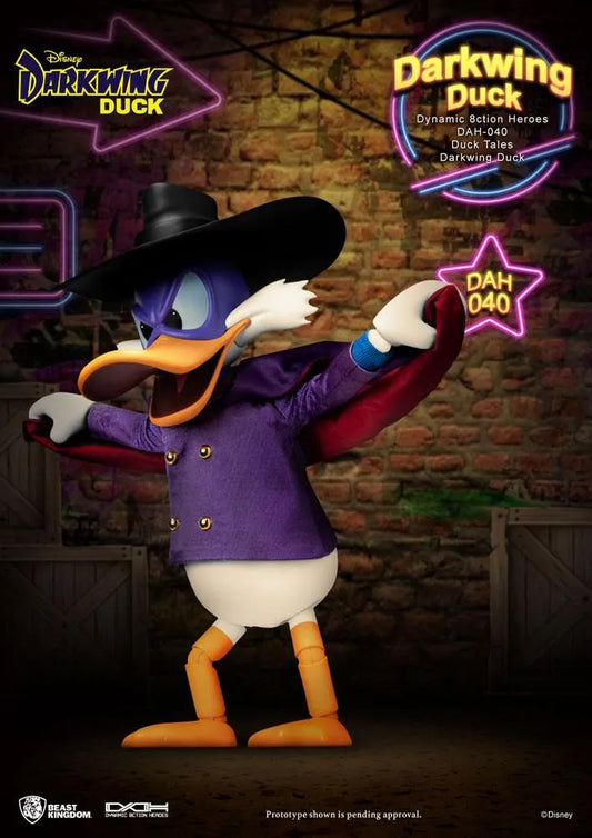Darkwing Duck Dynamic 8ction Heroes Actionfigur 1/9 Darkwing Duck 16 cm - Smalltinytoystore