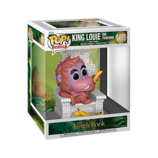 Das Dschungelbuch POP! Deluxe Vinyl Figur King Louie on throne 13 cm - Smalltinytoystore