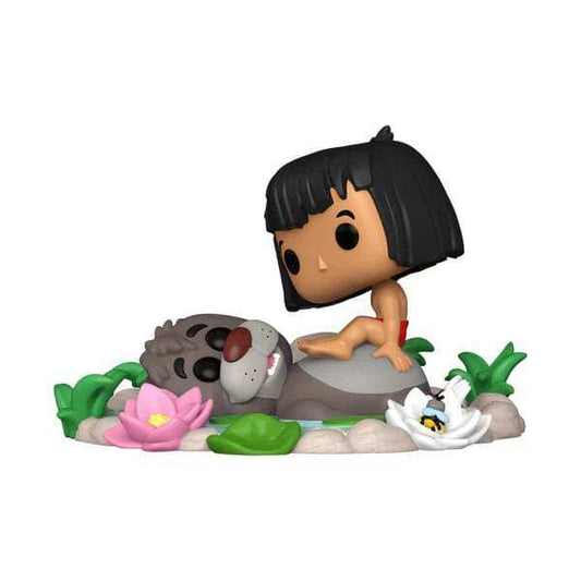 Das Dschungelbuch POP Moments Vinyl Figuren Baloo & Mowgli 11 cm - Smalltinytoystore